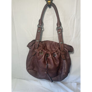 B.Makowsky Glove Leather purse in chocolate brown leather